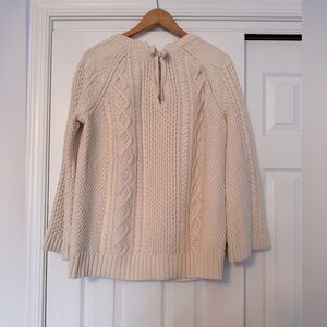 JCrew Fisherman’s Bow Sweater